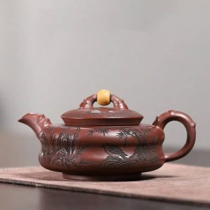 Ấm Tử Sa Trúc Tiết Tử Nê 280ml